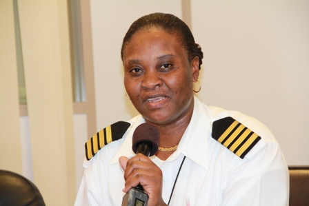 Customs Supervisor at the Airport Mrs. Ianson Slater
